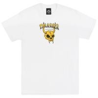 ราคา เสื้อยืด Thrasher Barbarian ( สีขาว ) (19089107473)