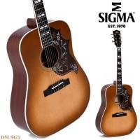 ราคา กีตาร์โปร่งไฟฟ้า Sigma DM-SG5 Electric-Acoustic Guitars (11342102792)