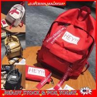 ราคา SUPERINN Hey 2 In 1 Backpack Shoulder Bag Pack Beg School Purse Bags (57153571662)