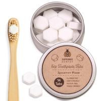 ราคา SuperBee ยาสีฟันอัดเม็ด 14 เม็ด กลิ่นสเปียร์มินต์ Dentos Toothpaste Tablets, 14 Tabs, Spearmint (7196448596)