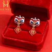 ราคา MERAH HEMEI E03 CNY BARONGSAI EARRINGS ต่างหูสีแดงปีใหม่จีน CNY NUANCE แฟชั่นสตรี EARRINGS (49306016536)