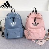 ราคา แฟชั่นคู่กระเป๋านักเรียน Adi_das Casual กระเป๋าเป้สะพายหลังกันน้ำ (57008710467)