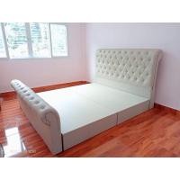 ราคา เตียงนอนรุ่นหลุยส์หัวมนงานดึงกระดุมและมีท้ายเตียงเจ้าหญิง (9750018217)