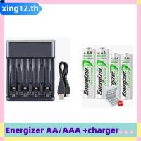 ราคา Energizer AA 2000mAh /AAA 800mAh NiMH ถ่านชาร์จ + เครื่องชาร์จชาร์จอิสระ USB 4 ช่อง (43974869060)