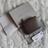 ราคา Charles and Keith Preloved Wallet/Charles & Keith Plaid Zip Around Card Holder Wallet/C&K CK Wallet (24385655283)