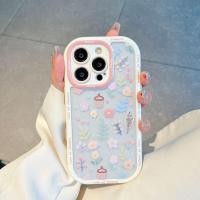 ราคา เคสลายดอกไม้สุดน่ารักสําหรับ iPhone 7/7 Plus/8/8 Plus/X/XS/XR ลายดอกไม้สดใส, กันกระแทก (49856662806)
