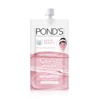 ราคา ยกกล่อง POND’S พอนด์ส ไวท์บิวตี้เคลย์มาส์ก สูตรกระจ่างใส (12254641530)