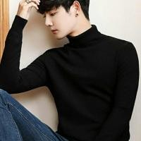 ราคา เสื้อสเวตเตอร์คอเต่าผู้ชาย แขนยาว Basic เสื้อคอเต่าผู้ชายแขนยาว สีดํา สีเทา สีขาว (54307329620)