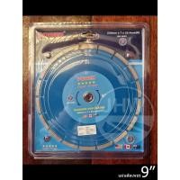 ราคา แผ่นตัดเพชร ใบตัดเพชร ใบตัดคอนกรีต แผ่นตัดคอนกรีต ใบตัดปูน ขนาด 9 นิ้ว (230mm) ยี่ห้อ เพาเวอร์ POWER สีฟ้า by JHW (21973253115)