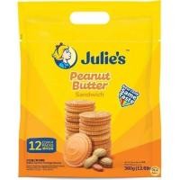 ราคา Julie's peanut butter sandwich บิสกิตสอดไส้เนยถั่ว (9830016802)