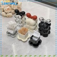 ราคา LONTIME กล่องไม้จิ้มฟัน, ที่ใส่ไม้จิ้มฟันในครัวเรือนขนาดเล็ก, ที่เก็บไม้จิ้มฟันกล่องสําลีพลาสติกสร้างสรรค์ (48708244756)