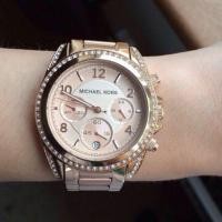 ราคา MICHAEL KORS Blair CHRONOGRAPH ROSEGOLD Watch (3815330507)