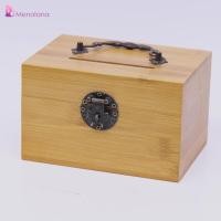 ราคา [Menolana] กล่องเก็บหีบสมบัติพร้อมภาชนะล็อคเหล็กกล่องเงินที่ระลึก (28394585433)