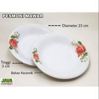 ราคา จาน DINNER FLOWER ROSE 23 CM DIAMETER (6 ชิ้น) | จาน DINNER เซรามิค | จาน DINNER เซรามิค 9 ชิ้น (6 ชิ้น) (41964588252)