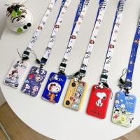 ราคา สายคล้องบัตร ที่ใส่บัตรพนักงาน สายคล้องบัตรพนักงาน ลายการ์ตูน งานอย่างดี สายคล้องคอ Snoop Card Holder (26953307017)
