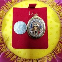 ราคา จี้พระ​ พระแม่อุมาเทวี​ พระแม่ทุระคา แม่อุมาขี่เสือ​ ​แม่อุมาขี่สิงโต เลี่ยมกรอบทองหุ้ม100% (2127916408)