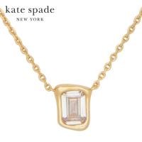 ราคา Kate Spade New York สร้อยคอรุ่น Molten Glass Pendant KL361 250 สี Clear/Gold (27144094724)