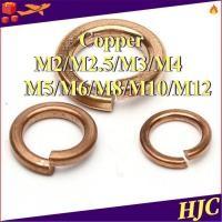 ราคา แหวนสปริง แหวนรอง กันคลาย ทองแดง Spring Washer M2/M2.5/M3/M4/M5/M6/M8/M10/M12 <HJC-MB-1> (26491791745)