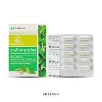 ราคา ยาฟ้าทะลายโจร ช่อเขียวมะกอก แผง 10 แคปซูล (40679485801)