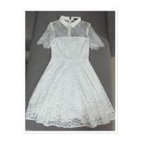 ราคา Dress Jaspal เดรสลูกไม้สีขาว ด้านบนซีทรู ให้ลุคเรียบหรู ของแท้ ใหม่มากใส่ครั้งเดียว (761286299)