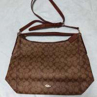 ราคา Coach Celeste Convertible In Signature Saddle Coated Canvas Hobo Bag (1982527614)