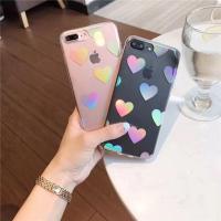 ราคา พร้อมส่งจากไทยเคสไอโฟนเคสหัวใจโฮโลแกรมใส i5,5s,se,6,6s,6+,6s+,7,7+,8,8+,X (390515827)