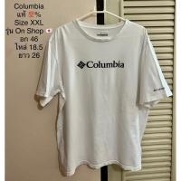 ราคา ส่งต่อ‼️เสื้อยืด เสื้อคอกลม Columbia แท้ % เรียบสวย หายาก‼️มินิมอล รุ่น On Shop ผ้าดี(มือ2 สภาพนางฟ้า✨)~Shopหลายพัน (52751767493)