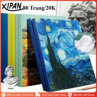 ราคา Sketchbook Van Gogh สีน้ํา Sketchbook หนังสือสเก็ตช์ภาพ Xipan หนังสือวาดภาพ 80 หน้าหนังสือวาดภาพดินสอ (48302082303)
