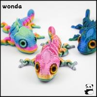 ราคา WONDA Chameleon Action Figure, โมเดลกิ้งก่าพิมพ์ลาย PLA หลากสี, ของตกแต่งเดสก์ท็อปตุ๊กตากิ้งก่าละเอียดแบบเคลื่อนย้ายได้หลายข้อต่อ (57257663265)