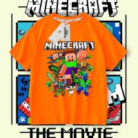 ราคา Minecraft Co-Branded เสื้อยืดแขนสั้นเด็กชาย Minecraft Minecraft Steve Merchanted เสื้อผ้าครึ่งแขนผ้าฝ้าย (45757962905)