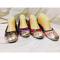 ราคา รองเท้าคัชชู รองเท้าคัชชูส้นแบน คัทชูลายดอกไม้7599สวยๆ (25472087992)