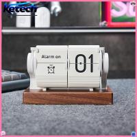 ราคา Retro Flip Clock Vintage Mechanical Desk Calendar พร้อมวันที่และปลุกอัตโนมัติ – เครื่องมือจัดการเวลาและการจัดการเวลาแบบเหนือกาลเวลา (42929465442)