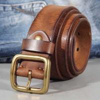 ราคา ▣ Lee Is The Man Agio Layer Leather Copper Needle Leisure Belt; Restoring Ancient Ways Of Midd (27572422377)