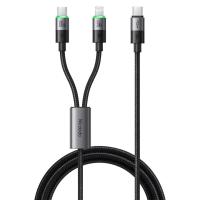 ราคา Mcdodo 2-in-1 USB C และ Lightning Cable, USB-C ถึง C & Lightning 100W Fast สายชาร์จสําหรับ iPhone 16 15 14 13 12 11 Galaxy iPad MacBook และ more-5FT (44808431761)