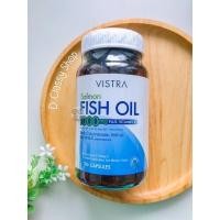 ราคา [100 แคปซูล&หมดอายุ พ.ศ.2569] Vistra Salmon Fish Oil 1000mg Plus Vitamin E วิสทร้าน้ำมันปลาแซลมอน1000มก.+วิตามินอี (11159178920)