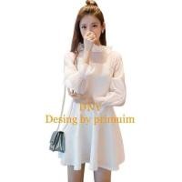 ราคา เดรสสีขาว งานป้ายDNY (934333674)