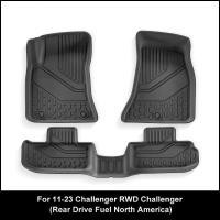 ราคา เหมาะสําหรับ 11-23 Dodge Challenger Challenger Car Foot Pads Full TPE Foot Pads 91BZ (50756953585)