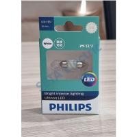 ราคา Philips LED Festoon 30mm Ultinon LED 6000K แสงสีขาว ของแท้ 100% (21882433291)