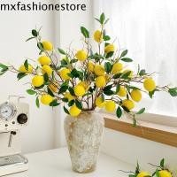 ราคา MXFASHIONE สาขามะนาวเทียม,หรูหราสีเขียวใบผลไม้มะนาวเทียม,อุปกรณ์ถ่ายภาพสมจริงหรูหรา มารยาท มะนาวพืชปลอมของขวัญ (46107106024)