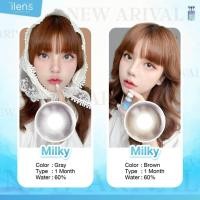ราคา คอนแทคเลนส์✨ขนาดมินิ✨Milky ( ilens )✨Brown/Gray (3039370025)