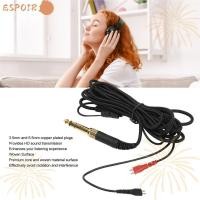 ราคา ESPOIR1 สายสัญญาณเสียงหูฟัง 3.5 มม.,พร้อม 6.5 Adaptor หูฟังแบบยืดหยุ่นเปลี่ยนสาย, 9.8ft หูฟังอัพเกรดสําหรับ Sennheiser HD25 560 540 480 430 HD หูฟัง Home (46008271743)