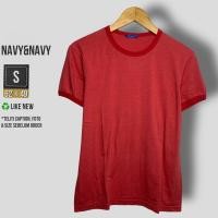 ราคา MERAH NAVY & NAVY RED เสื้อยืดผู้ชาย SIZE S (27387941517)