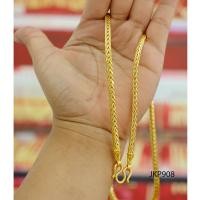 ราคา สร้อยคอลายกระดูกงูกลม 4 บ. รหัส 908 (24621543495)