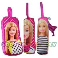 ราคา กล่องดินสอ Barbie ซองใส่ดินสอ ทรงผอม เครื่องเขียน บาร์บี้ - ของแท้ สีชมพู (6711871320)