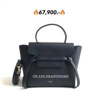 ราคา ถูกมาก New celine belt bag ไซส์ nano สีดำ ราคาแซ่บ (6914431389)
