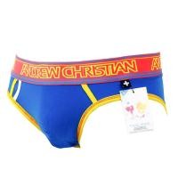 ราคา Andrew Christian กางเกงว่ายน้ำและกางเกงชั้นในชาย รุ่น 9911 Tighty Whitie Punked Brief w-Almost Naked (12215499646)