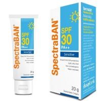 ราคา SpectraBan Sensitive SPF30 PA++ 20 g. ครีมกันแดดสเป็คตร้าแบน เซนซิทีฟ เอสพีเอฟ 30++ 20 กรัม (24305343716)