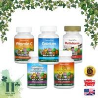ราคา NaturesPlus Animal Parade Kids Immune Booster Berry Calcium Vitamin C Vitamin D3 Multivitamin (43206421962)