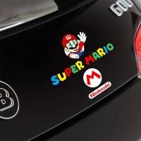 ราคา Super Mario Creative Racing สะท้อนแสง Universal รถจักรยานยนต์สติกเกอร์กระจกมองหลัง Mario เกมคลาสสิก Repairer รถกระจกหน้าต่างประตูสะท้อนแสง Beautifying Decal (47658648701)