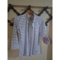 ราคา เสื้อเชิ้ตแขนสามส่วน PORTLAND ⚓️ แท้ มือสอง (41304645807)